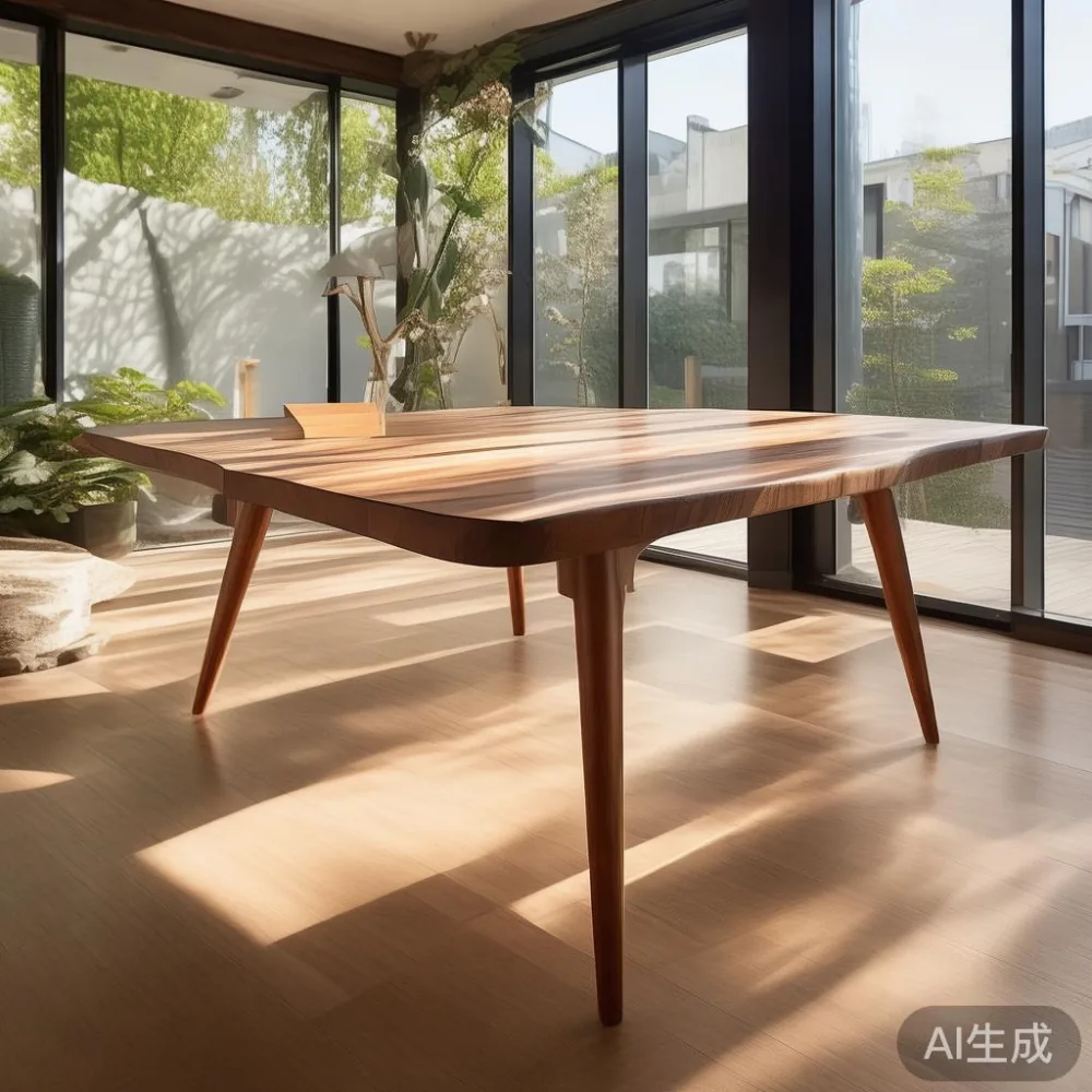 大阪の戸建てにあるミッドセンチュリーダイニングテーブル